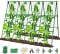 71" x 51" Cucumber Trellis for Raised Bed, A-Frame Garden Trellis for Climbing by MQHUAYU