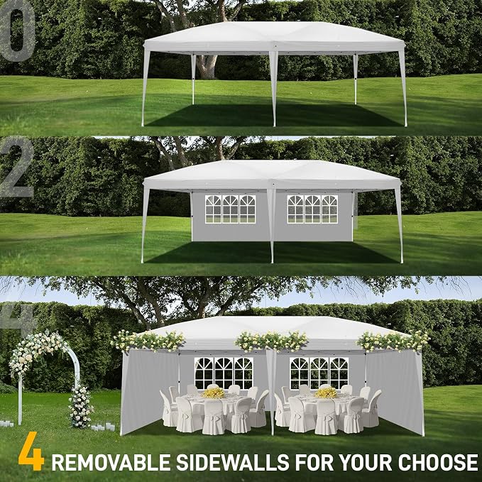 Outvita 10x20ft Ez Pop Up Canopy, Portable Instant Canopy Tent - Image 6