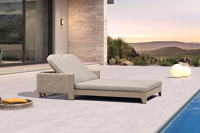 PURPLE LEAF Outdoor Chaise Lounge Chairs by PURPLELEAF