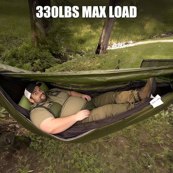 Night Cat Camping Hammock Tent: Lightweight Portable 4 in 1 Hammock - Image 6