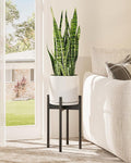 Adjustable Plant Stand Indoor, Bamboo Plant Stand Fits 8 9 10 11 12 Inches by Gentingbro