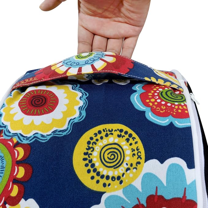 Magpie Fabrics Indoor/Outdoor Inflatable Stool Ottoman Pouf, Water Repellent - Image 6