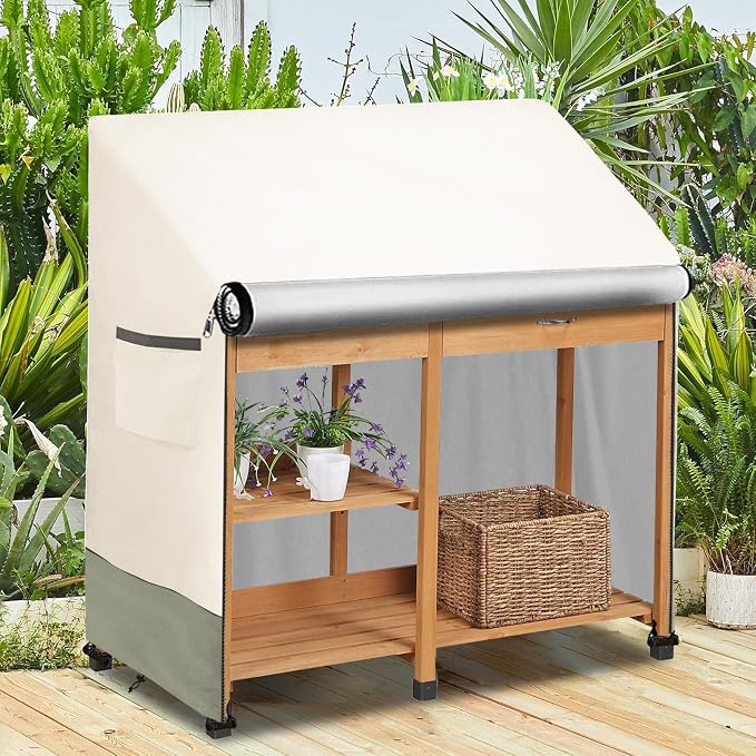 Outdoor Garden Potting Bench Table Cover - Image 7