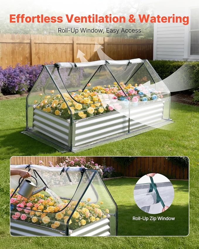 VEVOR 6x3x1FT Metal Raised Garden Bed - Image 4