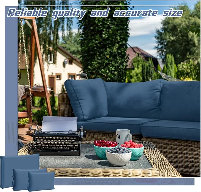 Patelai 11 Pcs Waterproof Patio Cushion Covers - Image 5