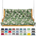 Porch Swing Cushion with Backrest, Waterproof Bench Cushion by NANGELRN