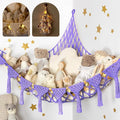 Macrame DreamLights Boho Stuffed Animal Storage Net Hammock Extra Large Plush by TIDYTEDS
