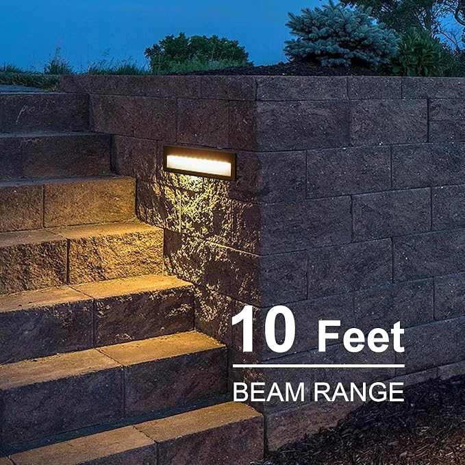 GOODSMANN Low Voltage Step Lights Kits 10.6 Inch Outdoor 12V AC Landscape Stair - Image 5