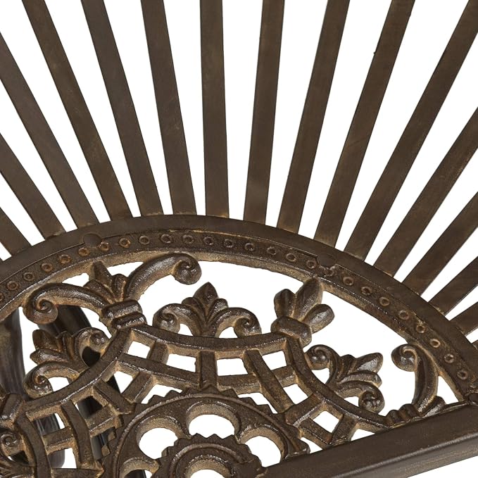 Safavieh Outdoor Collection Annalise Antique White Accent Table - Image 5
