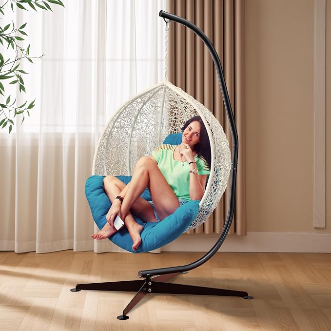 Sorbus Hammock Chair Stand Hanging Chair Stand- Steel Sensory Swing Stand- - Image 3