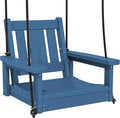 SERWALL HDPE Single Porch Swing, Heavy Duty Single Person Swing Chair by SERWALL