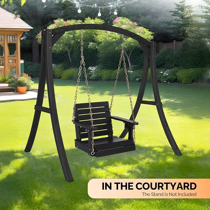 VINGLI Heavy Duty 880 LBS HDPE Porch Swing Outdoor - Image 8