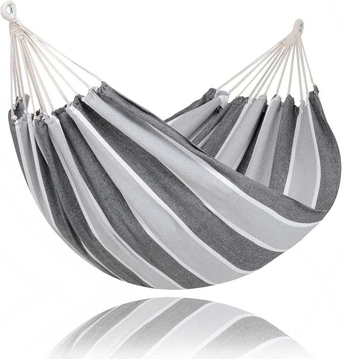 SUNCREAT Hammocks for Outside, Portable Heavy Duty Tree Hammock, Dark Gray & by SUNCREAT
