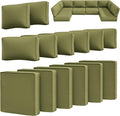 14 Pcs Outdoor Cushion Slipcovers Outdoor Patio Cushion Covers Replacement by Snubbull