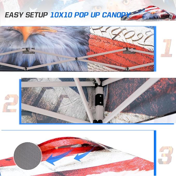 EAGLE PEAK Pop Up Canopy Tent - Image 7