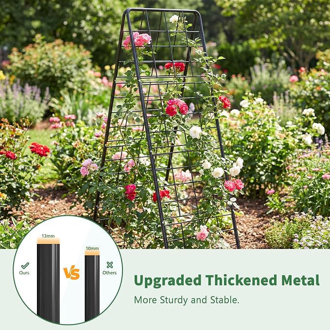 2 Pack Cucumber Trellis, Climbing Plants and Flowers - Image 3
