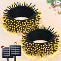 JMEXSUSS 2 Pack Solar String Lights Outdoor Waterproof, Total 66 FT 200 LED by JMEXSUSS