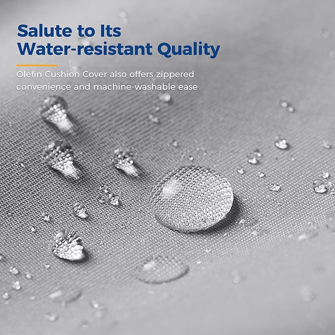 Wisteria Lane Patio Furniture Aluminum Loveseat, All-Weather Outdoor 2 Seats - Image 6