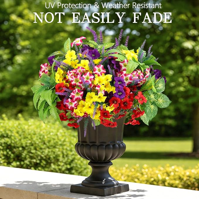 HOHOTIME 21 Bundles Artificial Flowers - Image 3