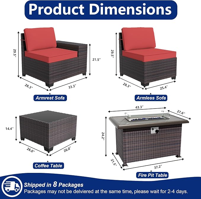 Outdoor Patio Furniture Set - Image 2