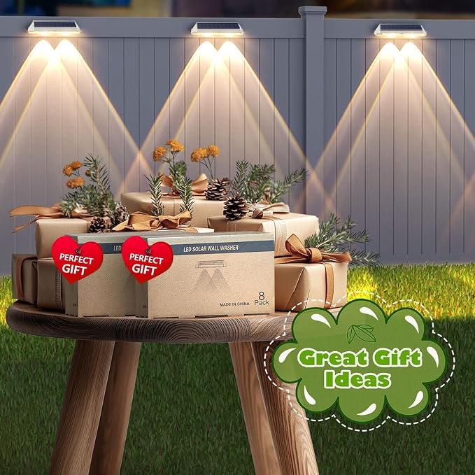 Solar Fence Lights Outdoor - Image 2