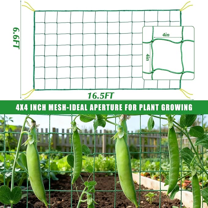 6.6x32.8FT Trellis Netting for Climbing Plants, Trellis Netting - Image 2