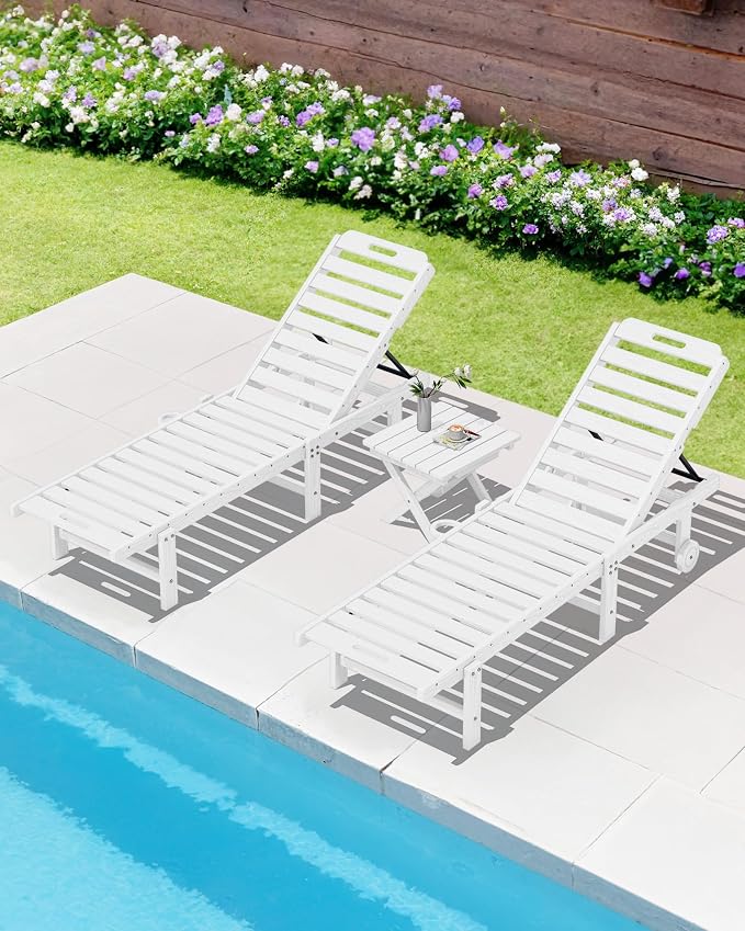 SERWALL Folding Outdoor Side Table Set of 6, Adirondack End Table - Image 12