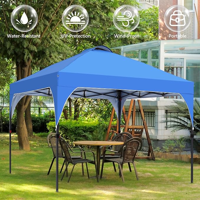 GDY 8x8 Pop Up Canopy Tent, Easy-Setup Gazebo, Outdoor Canopy - Image 5