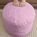 Pouf Ottoman Foot Stools with Foam Small Ottoman by WSOFRLAC