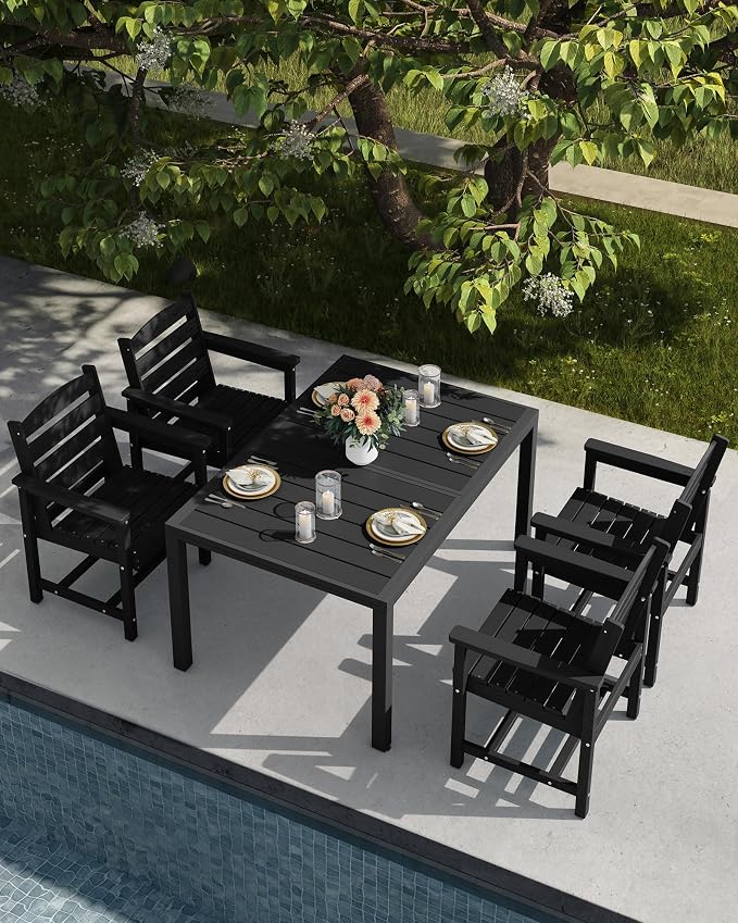 SERWALL Outdoor Expandable Dining Table 60" - Image 9