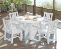 AMERLIFE 5 Piece HDPE Outdoor Dining Table & Chairs Set, All-Weather Patio by AMERLIFE