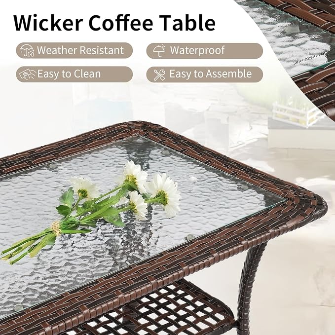 VINGLI Outdoor Coffee Table - Image 4