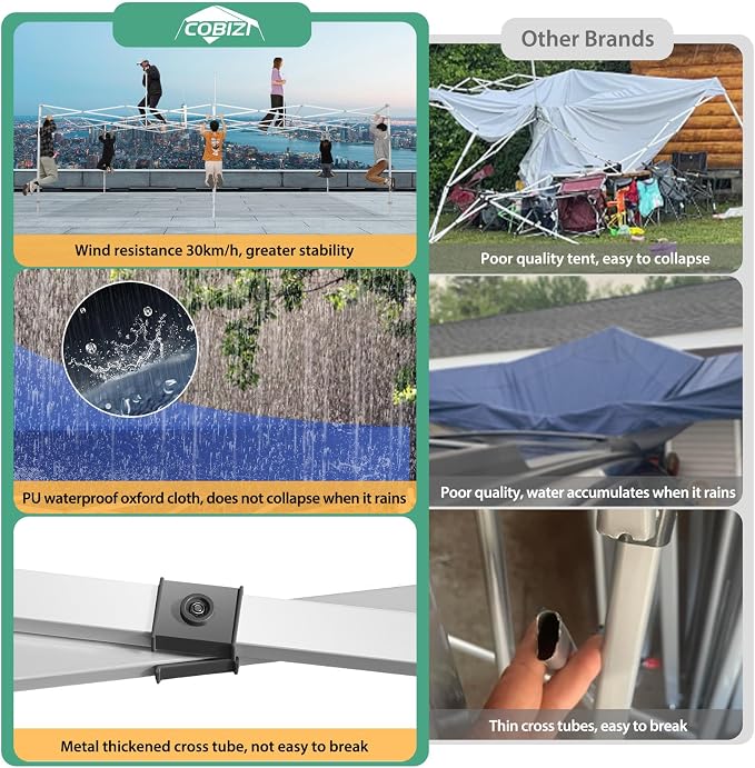 COBIZI 13x26 Pop up Canopy Tent 13x26 Canopy - Image 3