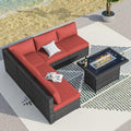BULEXYARD 6 Pcs High Back Outdoor Patio Furniture Set by BULEXYARDFURNITURE