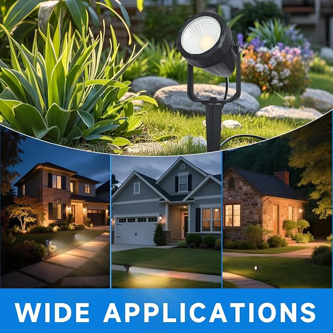 Low Voltage Safety Landscape Lights Outdoor: 7W 840LM LED Landscape Lighting - Image 8