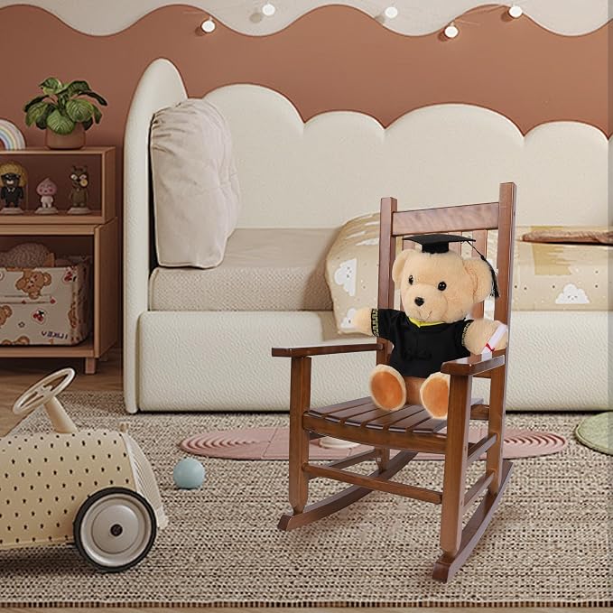 Kids Rocking Chair for Toddlers and Children Comfy Recliner Wooden Rocker for - Image 2