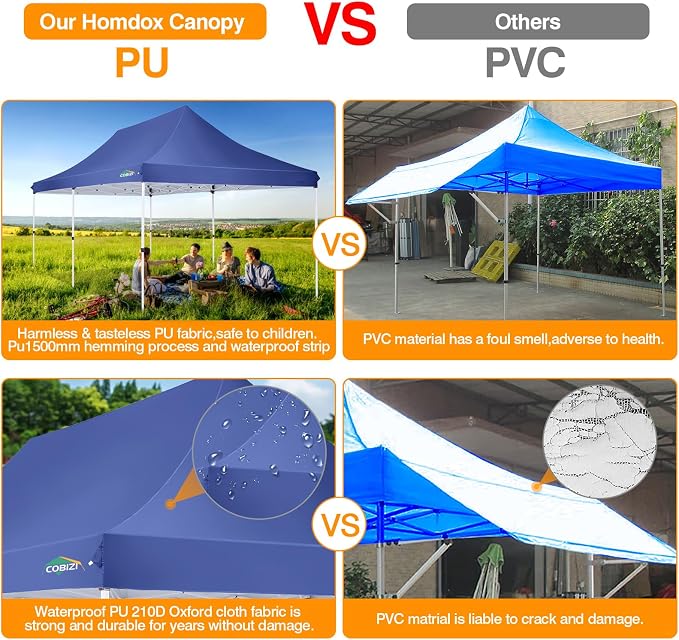 COBIZI 10x20 Pop Up Canopy Tent - Image 8