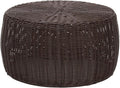 Household Essentials Handwoven Resin Storage Stool Ottoman by HouseholdEssentials