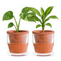 D'vine Dev 4 Inch Design Self Watering Pot by DvineDevPlanterPotsandStand