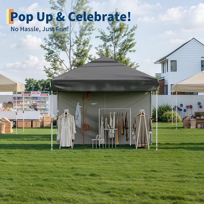 Garvee 10x10 Pop Up Canopy Tent, Heavy Duty Commercial Instant Shelter - Image 3