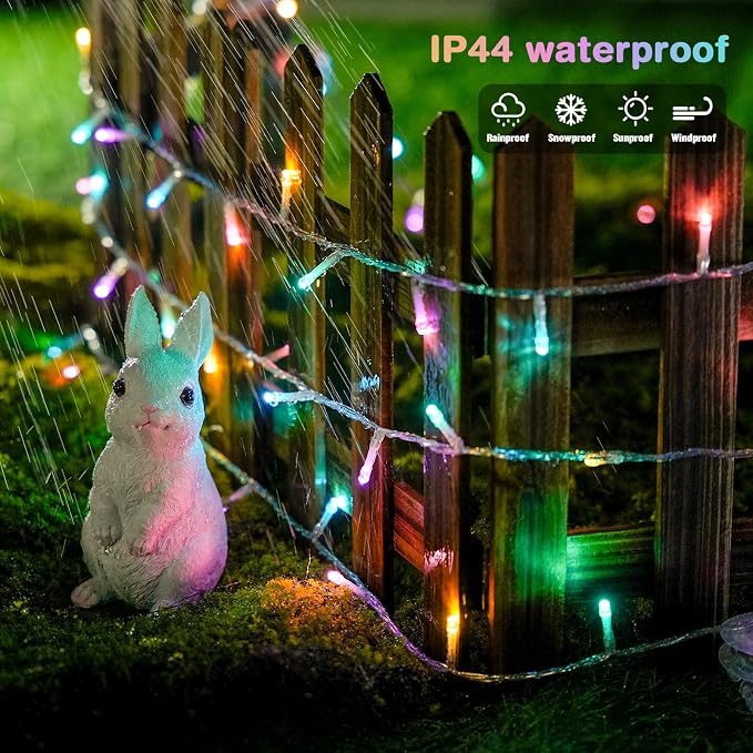JMEXSUSS 400 LED Easter Lights Indoor Outdoor, 132FT Easter String Lights Plug - Image 7