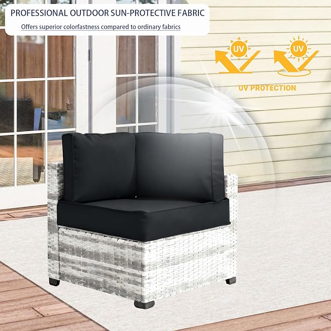 Outdoor Cushion Covers for Patio Furniture, Patio Cushion Covers Replacement - Image 3