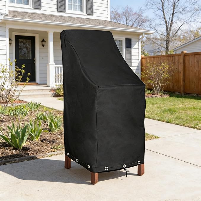 RosieLily Outdoor Chair Covers, High Back Patio Chair Covers Waterproof - Image 2