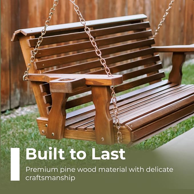 Amish Casual 3 Foot Roll Back Porch Swing - Image 4