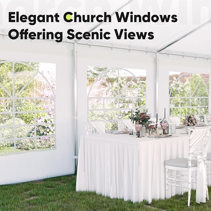 Quictent 20x30ft Party Tent Heavy Duty Outdoor Canopy Tent Carport Wedding - Image 2