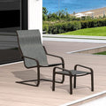 Domi Outdoor C Spring Motion Chair, Patio Bistro Set of 2, All-Weather by domioutdoorliving