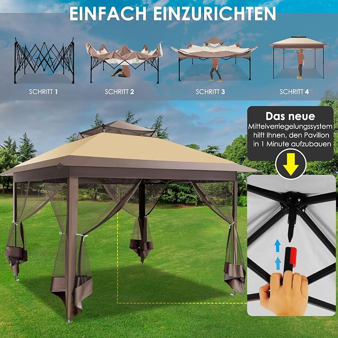 COBIZI 11x11 Pop up Gazebo on Clearance - Image 6