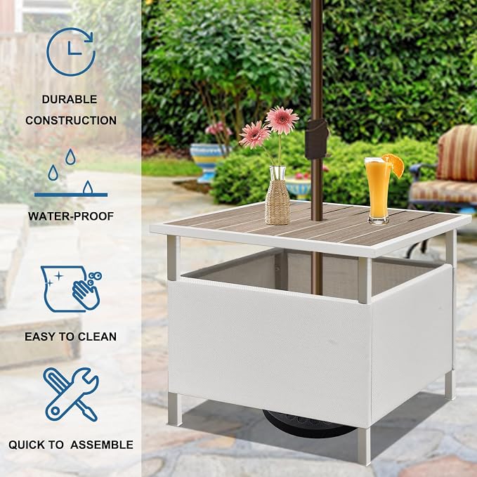 LZRS Adirondack Square Outdoor Side Table - Image 6