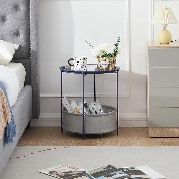 VECELO Round Side/End Table - Image 6