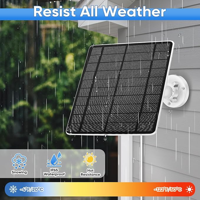Solar Panel for Ring Camera, Compatible - Image 4